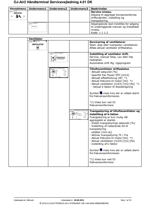 

PR 10 1 DA 2016 1 Håndterminal servicevejledning

